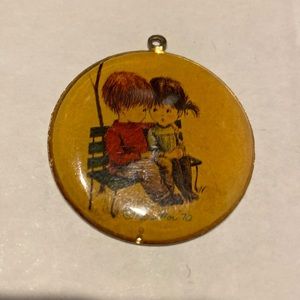 Vintage 1970s Fran Mar Moppets Pendant